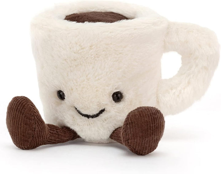 Jellycat Amuseables Taza de Café Expreso Juguete de Peluche, 4 pulg...