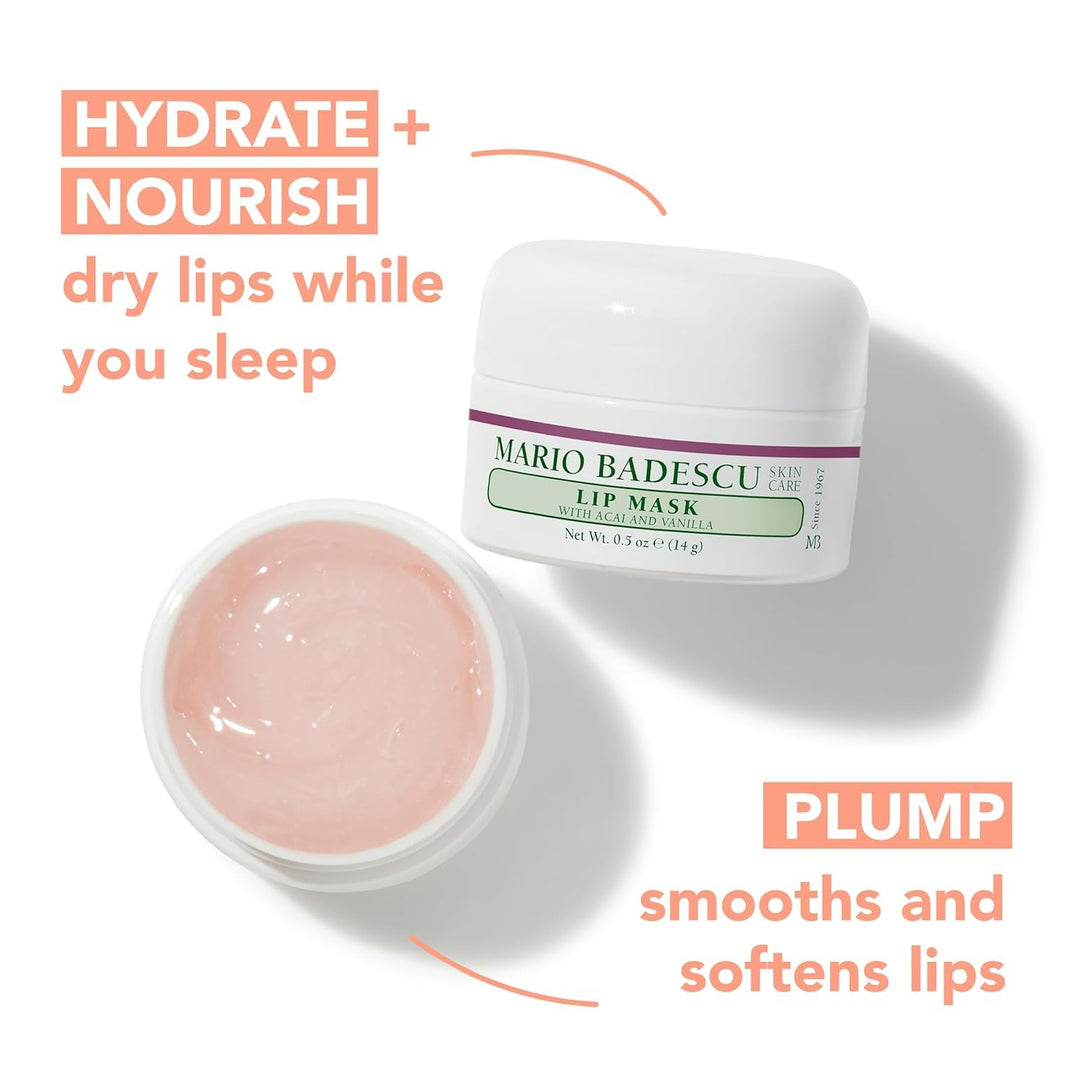 Mario Badescu Máscara labial, tratamiento de labios durante la noch...