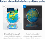 PlayShifu Orboot Earth Explorer - Globo AR interactivo para niños a partir de 4 años | Más de 400 maravillas, más de 1000 hechos | Modo constelación, juegos y lápiz óptico mágico | Juguete educativo