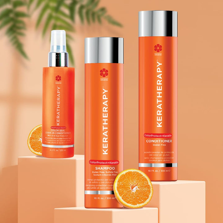 KERATHERAPY Color Seal - Acondicionador sin enjuague en aerosol, 4....