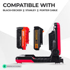 Master Tailgaters FLUD 4000 Lámpara de trabajo tipo flood LED compatible con baterías Black & Decker, Porter Cable, Stanley 18 V–20 V