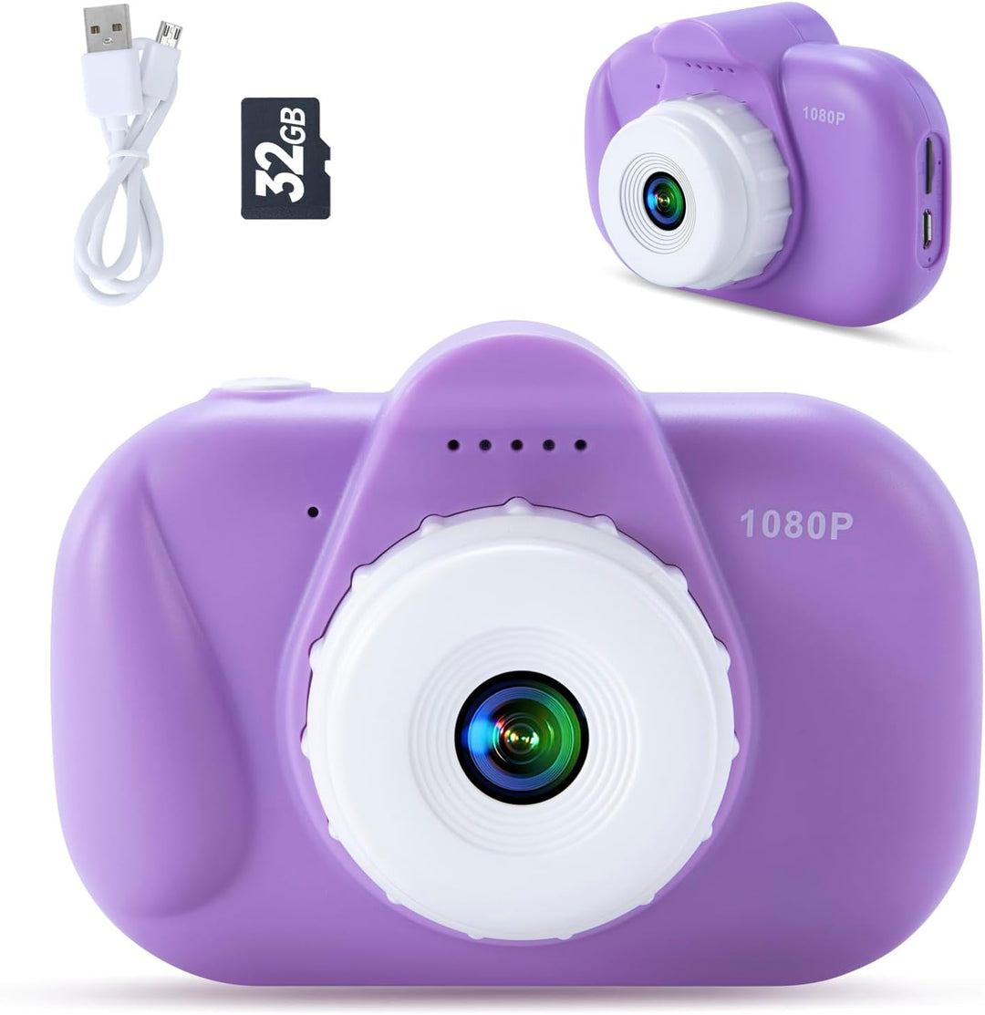 Cámara digital para niñas de 3 a 8 años, cámara digital infantil vi...