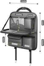Paquete de 2 organizadores universales de cuero plegable para