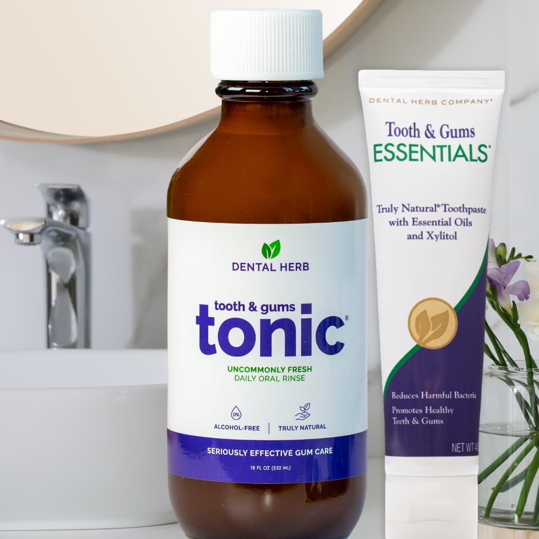 Kit de inicio de encías saludables, tónico para dientes y encías +...