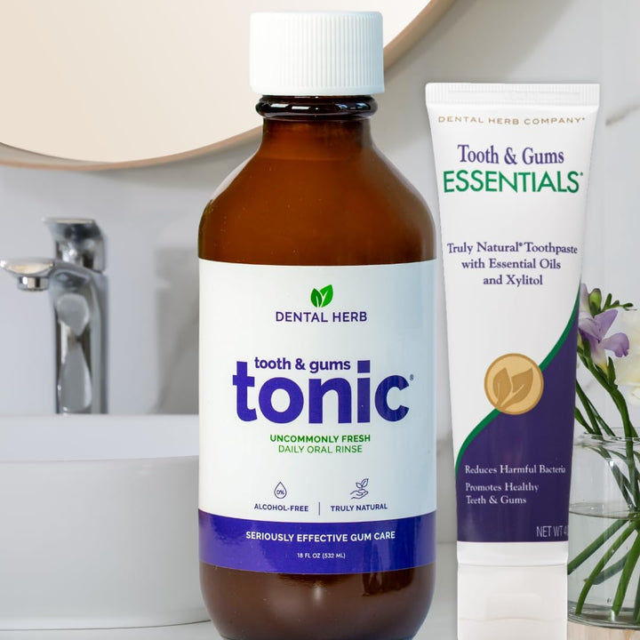 Kit de inicio de encías saludables, tónico para dientes y encías +...