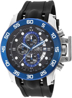 Invicta I-Force Reloj de cuarzo analógico para hombre, negro, con movimiento japonés