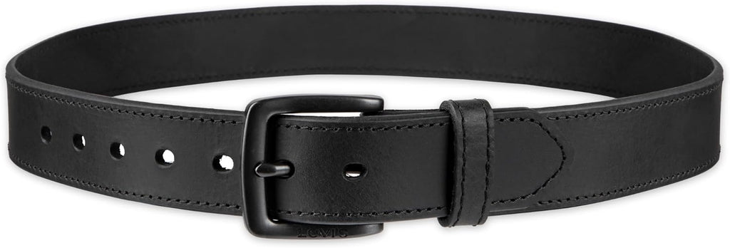 Levi's Cinturón de cuero casual para hombre, correa clásica par...