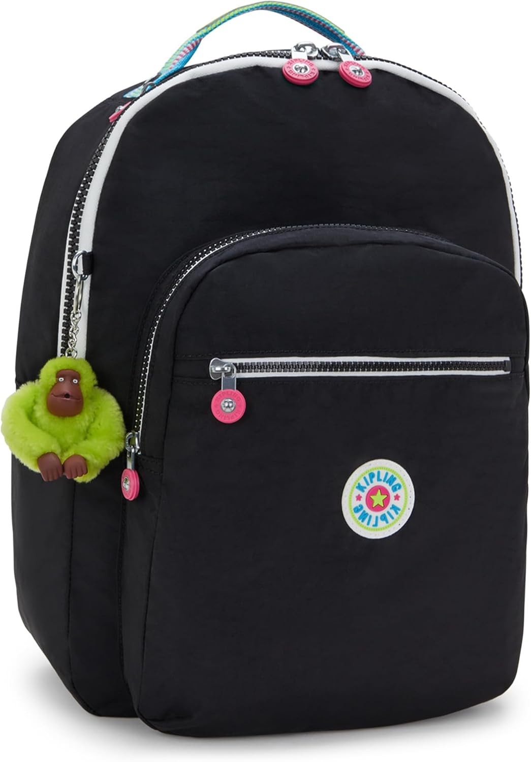 Kipling Mochila para portátil Seoul de 15 pulgadas para mujer, dura...