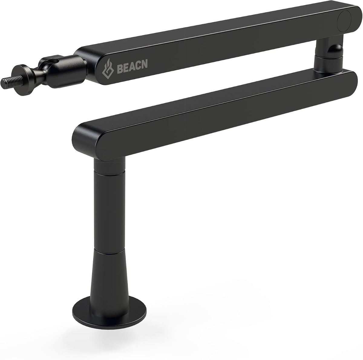 BEACN Soporte de micrófono (oscuro) - Brazo de pluma ajustable de perfil