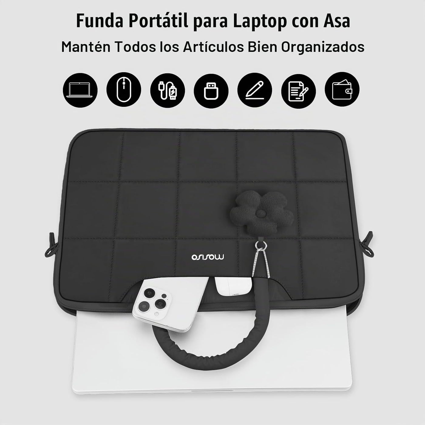 MOSISO Bolsa para laptop de 16 pulgadas, 15-15.6 pulgadas, compatib...