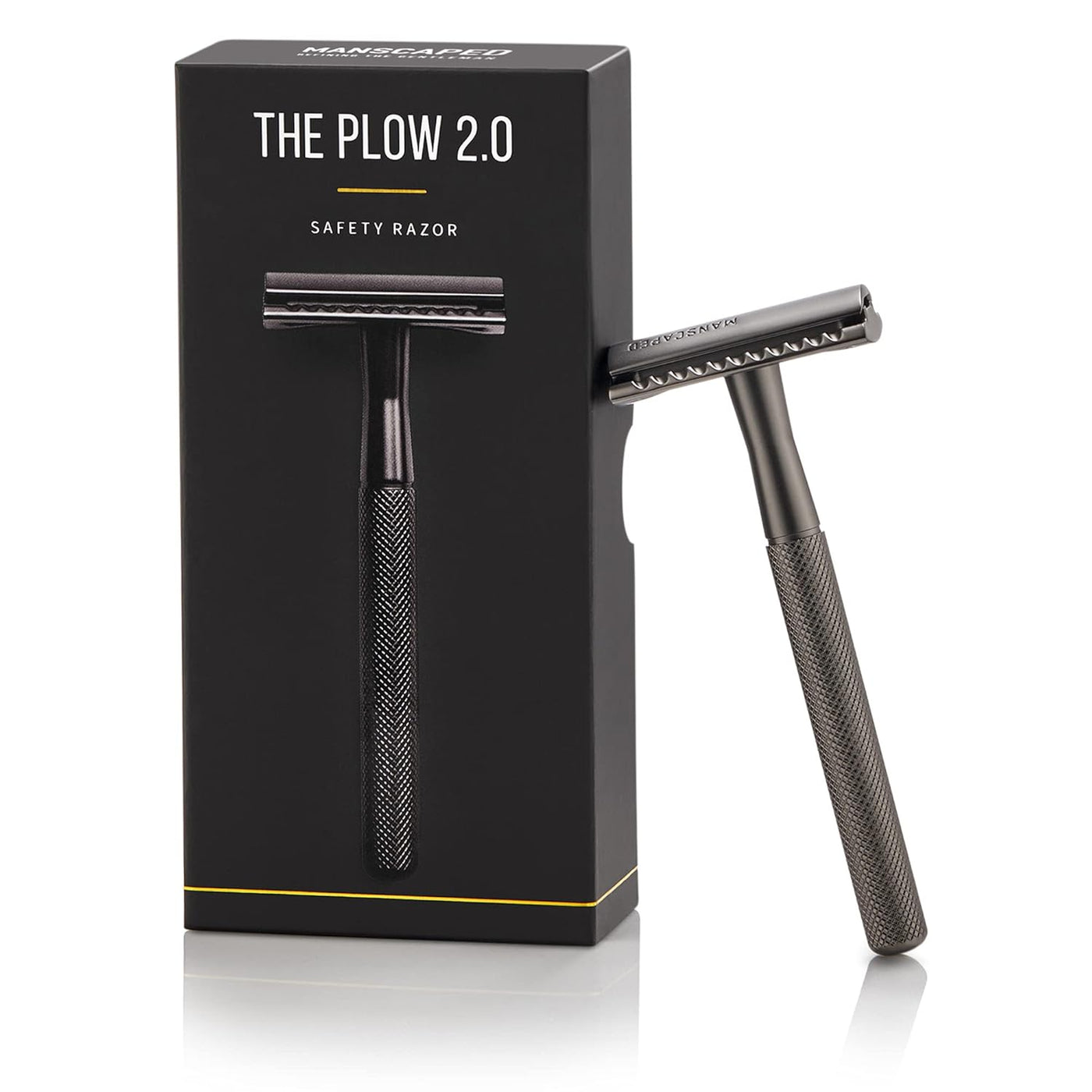 MANSCAPED® The Plough® 2.0 Maquinilla de Afeitar de Seguridad Facia...