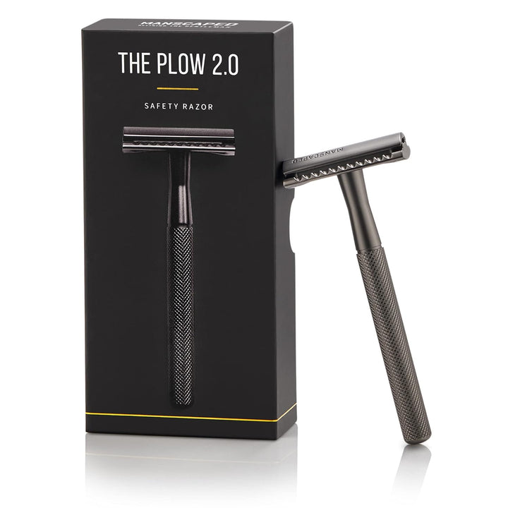 MANSCAPED® The Plough® 2.0 Maquinilla de Afeitar de Seguridad Facia...