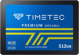 Timetec 512GB SSD 3D NAND SATA III 6Gb\/s de 2,5 pulgadas 7mm (0,28...