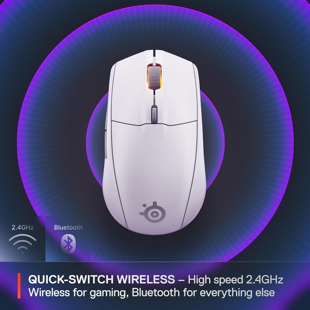 SteelSeries Ratón inalámbrico Rival 3 Gen 2 para juegos, 2.4 GHz y...
