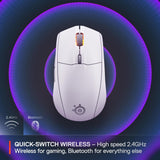 SteelSeries Ratón inalámbrico Rival 3 Gen 2 para juegos, 2.4 GHz y...