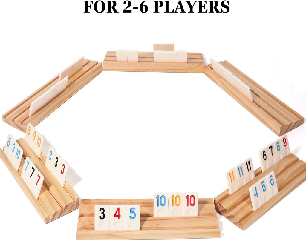 Juego original de cubo Rummy de 2 a 6 jugadores, regalos para juegos de