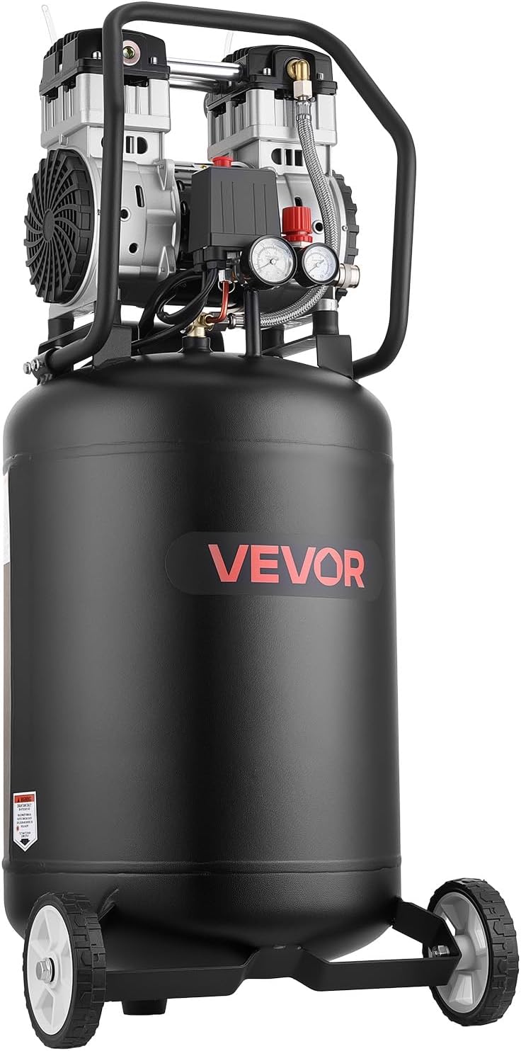 VEVOR Compresor de aire de 20 galones, 2HP 4.5 SCFM a 90PSI, tanque...