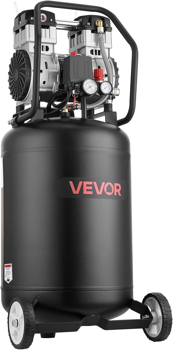 VEVOR Compresor de aire de 20 galones, 2HP 4.5 SCFM a 90PSI, tanque...