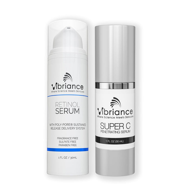 Vibriance Dynamic Duo Skincare Bundle | Suero de vitamina Super C,...