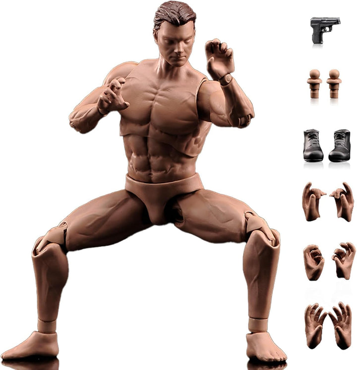 RoofWorld Figura de acción masculina a escala 1:12 AM116 Cuerpo de...