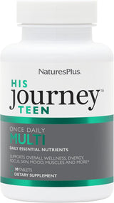 NaturesPlus His Journey Teen - 30 tabletas - Multivitamínico una ve...