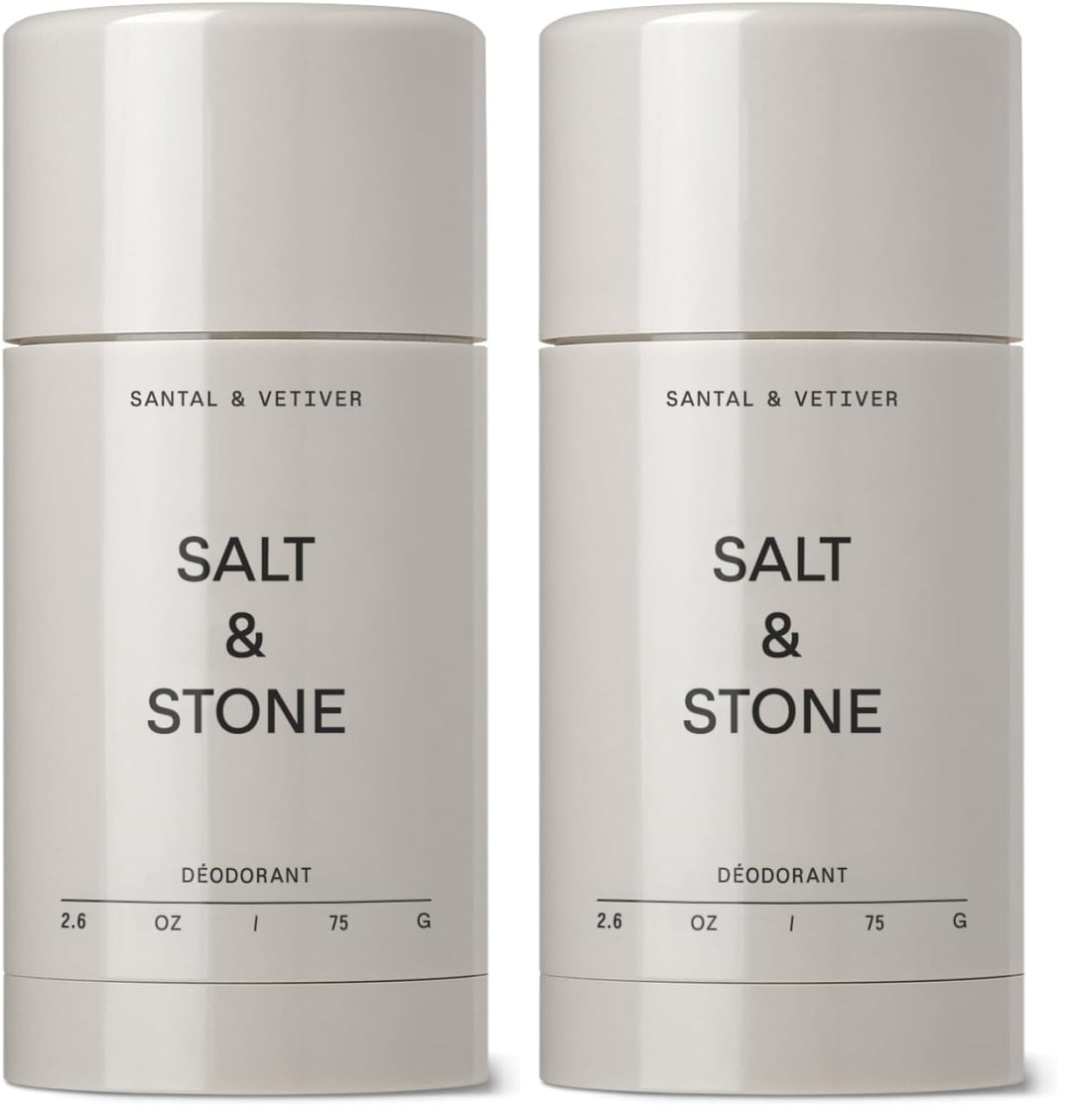 Salt &amp; Stone Desodorante sin aluminio | Protección extra fuerte...