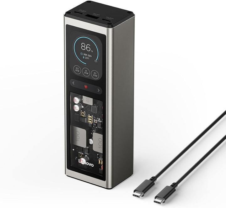 Lenovo Banco de energía portátil para portátil, 20,000 mAh, 3 puert...