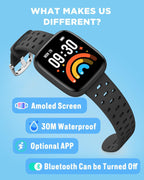 BIGGERFIVE Reloj para niños, no necesita teléfono, reloj inteligente de