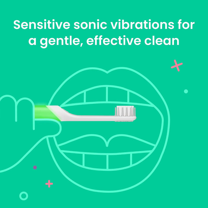Cepillo de dientes sónico Quip para niños con temporizador - Incluy...