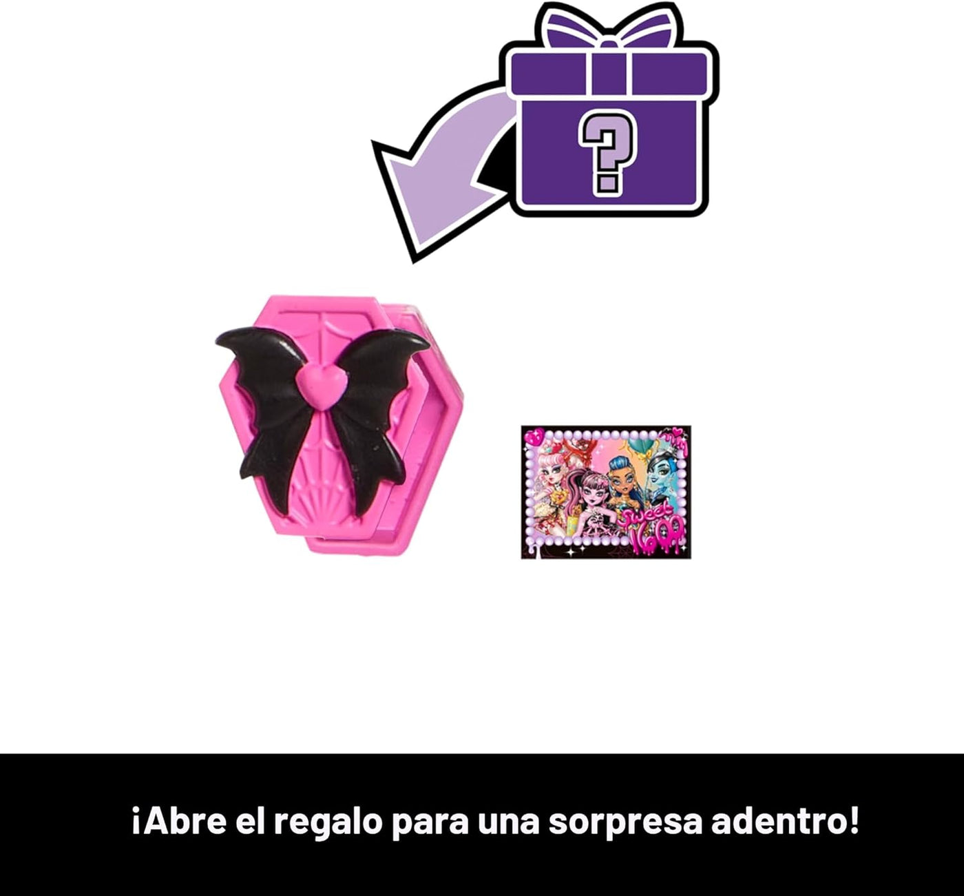 Monster High Muñeca de Cumpleaños de Dulce Miedo, Draculaura en Ves...