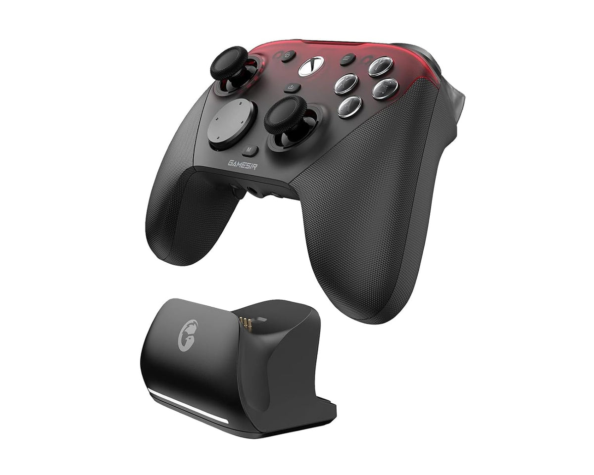 GameSir G7 Pro Control inalámbrico con cable para Xbox Series X|S, Xbox One, Gamepad inalámbr de PC y Android con sticks TMR, gatillos analógicos de efecto Hall, tasa de sondeo 1000 Hz, con conector de audio de 3.5 mm - Negro