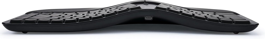 KINESIS mWave Teclado ergonómico silencioso para PC (negro) | Inter...