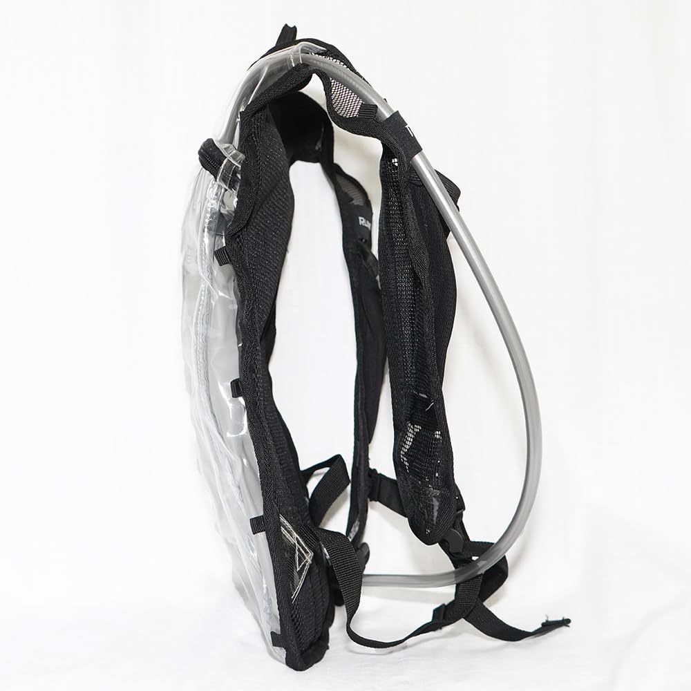 Mochila de hidratación aprobada para festivales | Bolsillos antirrobo en el pecho, bolsa de 2 litros incluida, diseño ligero Ripstop