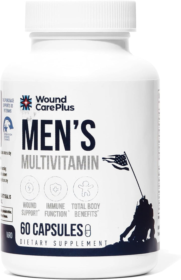 Wound Care Plus - Multivitamínico para hombre, mezcla integral de v...