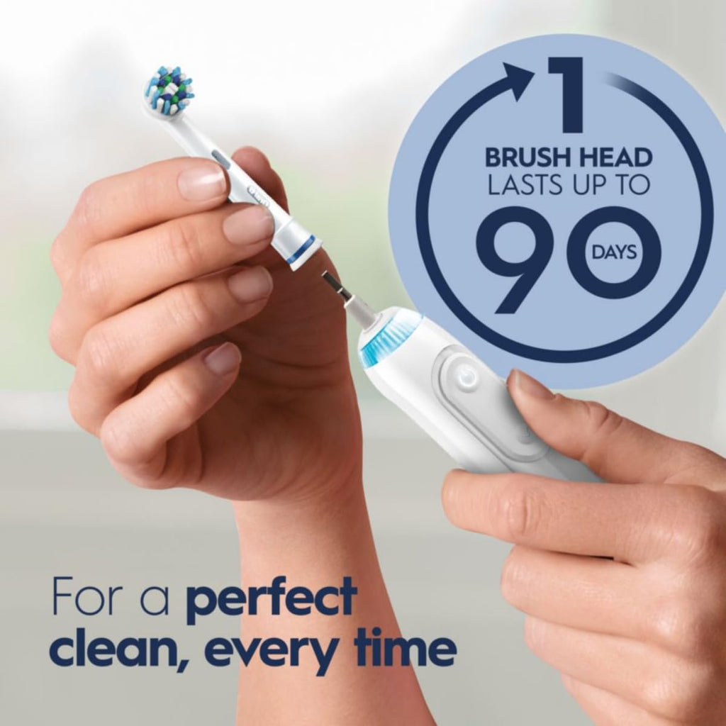 Oral-B Pro 5000 Smartseries - Cepillo de dientes eléctrico, cepillo para polvo de dientes blanco., White Edition.