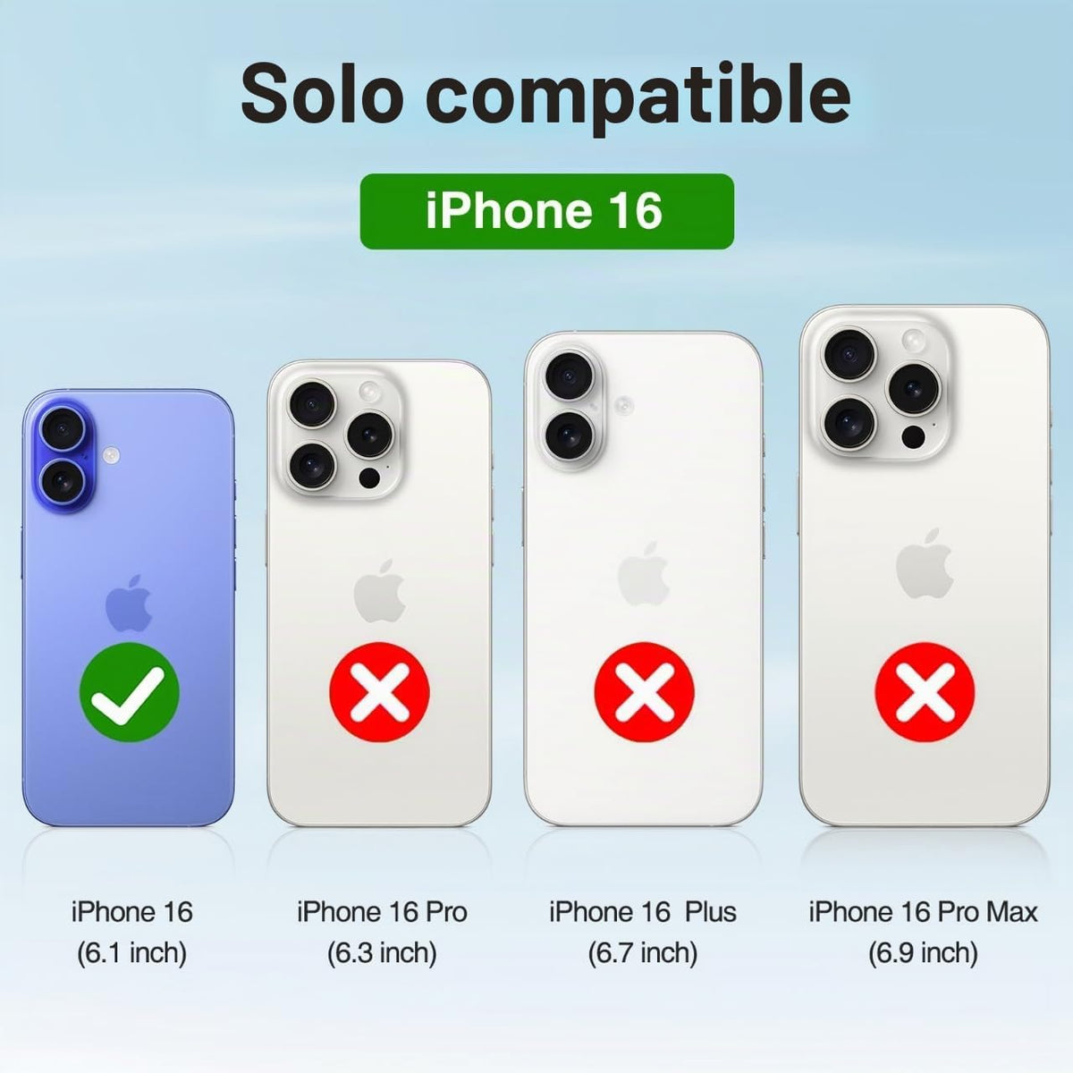 Alpatronix Funda de batería para iPhone 16/16e/17e [2025], funda de carga inalámbrica rápida de 15 W, funda de carga recargable delgada y resistente, compatible con iPhone 16/16e, color negro