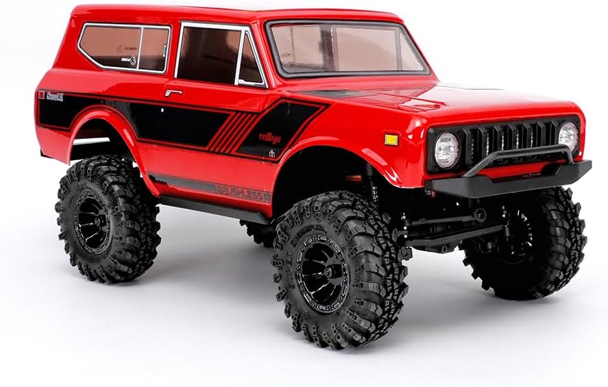 Redcat Racing Ascent-18 Scout II sin escobillas, 1/18 escala RC Crawler, coche de control remoto 4WD, chasis de aluminio, polvo rojo/dorado