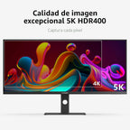 INNOCN Monitor ultraancho 5K 5120 x 2160p de 40 pulgadas para portá...