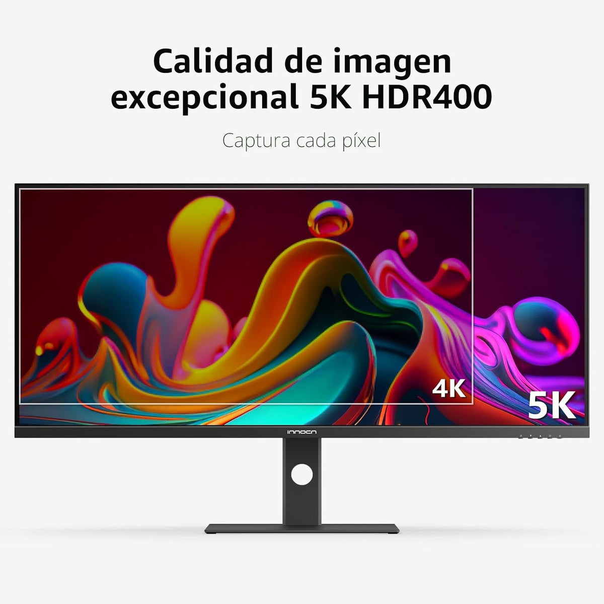 INNOCN Monitor ultraancho 5K 5120 x 2160p de 40 pulgadas para portá...