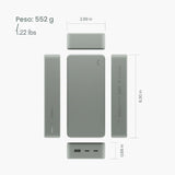 Clemm Cargador portátil de 30000 mAh, batería externa para iPhone,...