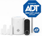 ADT Blu Sistema de seguridad para el hogar con timbre de video, 2K HDR