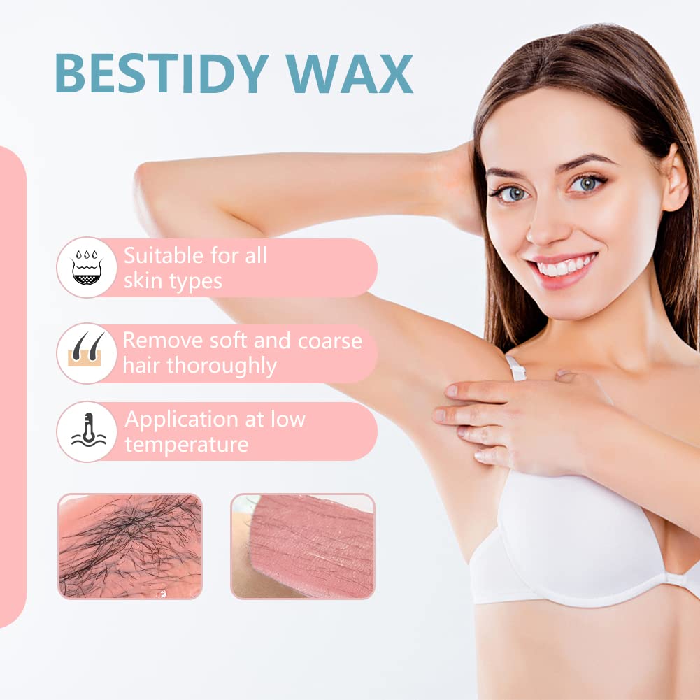 Bestidy - Perlas de cera, granos de cera para depilación, para muje...
