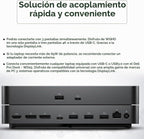 Estación de acoplamiento Pro Dock WD25 USB-C – 100 W de potencia, soporte de pantalla 4K dual, incluye HDMI Anyhdd, DisplayPort y cable C a C, garantía de 3 años