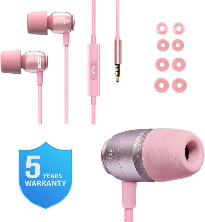 LUDOS Clamor - Audífonos con cable tipo in-ear, 5 años de garantía,...