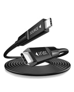 Cable USB C de fibra óptica de 25 pies, cable USB C activo largo a USB C de transferencia de datos de 10 Gbps, cable óptico tipo C de 60 W de carga rápida para VR, AR, cámara, computadora, cámara web