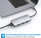 MOKiN, UC0501, hub USB de 3 puertos
