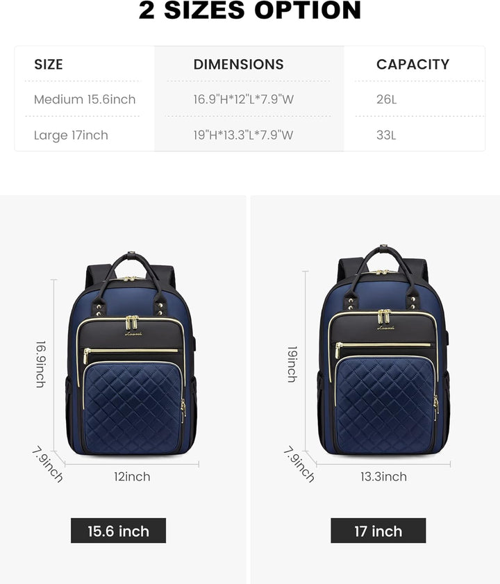 LOVEVOOK Mochila para computadora portátil para mujer, mochila para...