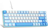 MageGee Teclado mecánico portátil 60% para juegos, MK-Box con retro...