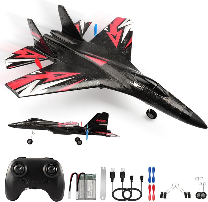 RoofWorld Nueva actualización de avión SU27 RC, juguetes de combate...