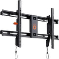 ECHOGEAR Soporte de TV de montaje en pared para televisores de hasta 90 pulgadas, diseño de perfil bajo que se inclina para eliminar el deslumbramiento, incluye plantilla de perforación y se puede